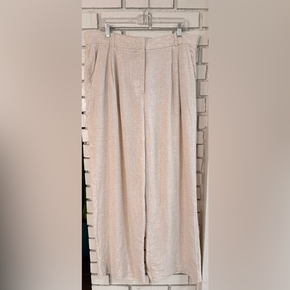 Abercrombie & Fitch Pants - NWT Abercrombie and Fitch Linen Blend Wide Leg Pants Tailored Summer Breathable